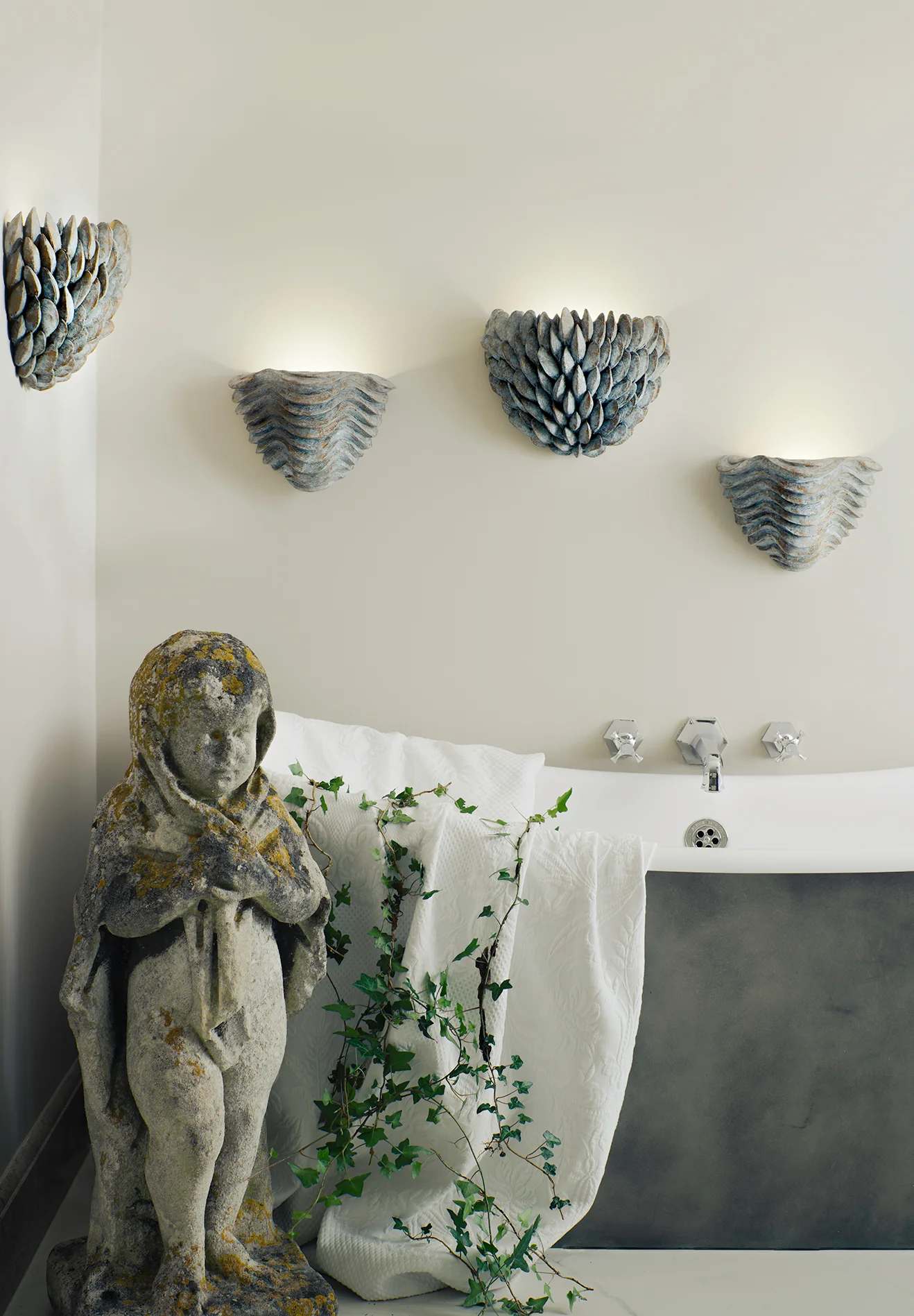 Clam Shell Wall Light Small - Image 6